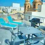 Lägenhet Luxury Penthouse With Sun Terrace & Jacuzzi Rjor1-1 Gzira